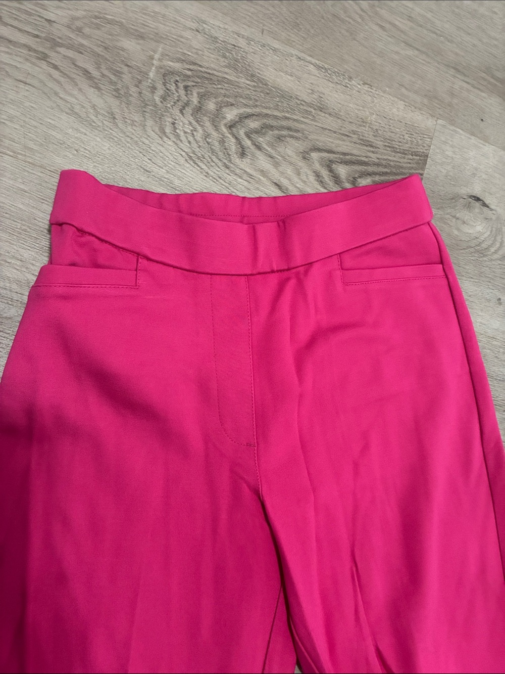 Susan Graver Vibrant Fuchsia Straight Leg Pants - Picture 2 of 6